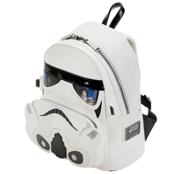 Stormtrooper Lenticular Cosplay LOUNGEFLY Backpack & Wallet Set NWT STAR WARS main image 11